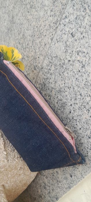 Carteira de  estojo em tecido