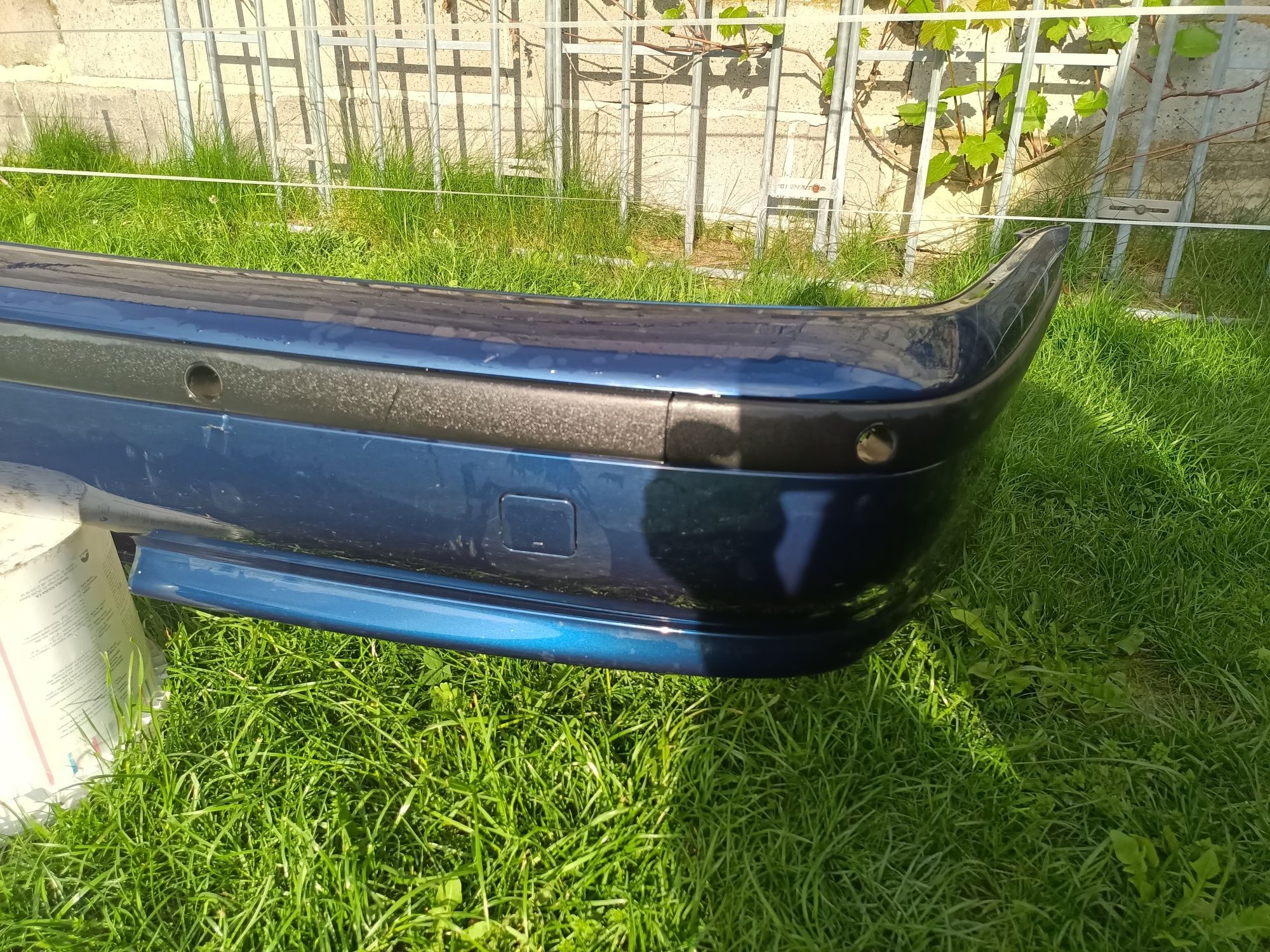 Zderzak tylny BMW E39 biarritzblau oryginal