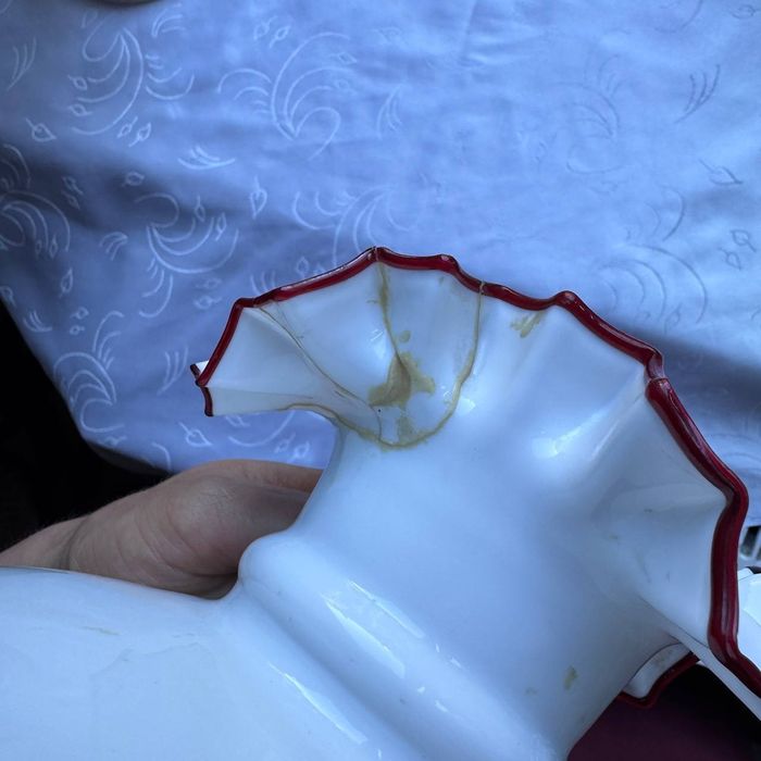 Lampa naftowa Szklana XlX wiek