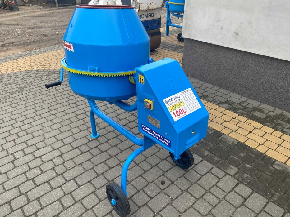 Nowa Betoniarka wolnospadowa AGRO-WIKT BWJ 160 Gwarancja 230V