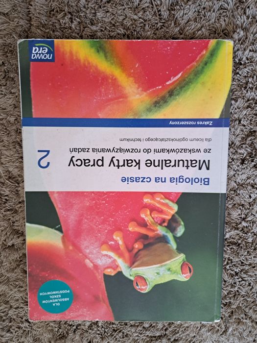 Biologia na czasie 2 maturalne karty pracy zakres rozszerzony