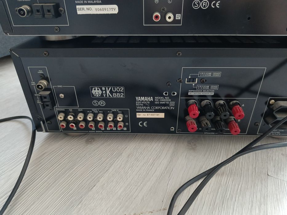 Zestaw Yamaha RX-396RDS + TX-492RDS RDS sprawny stereo. Wysyłka Gratis