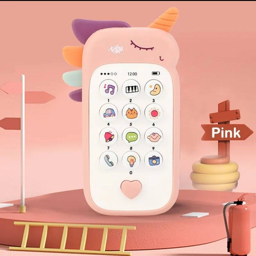 Interaktywny telefon dla dzieci zabawka