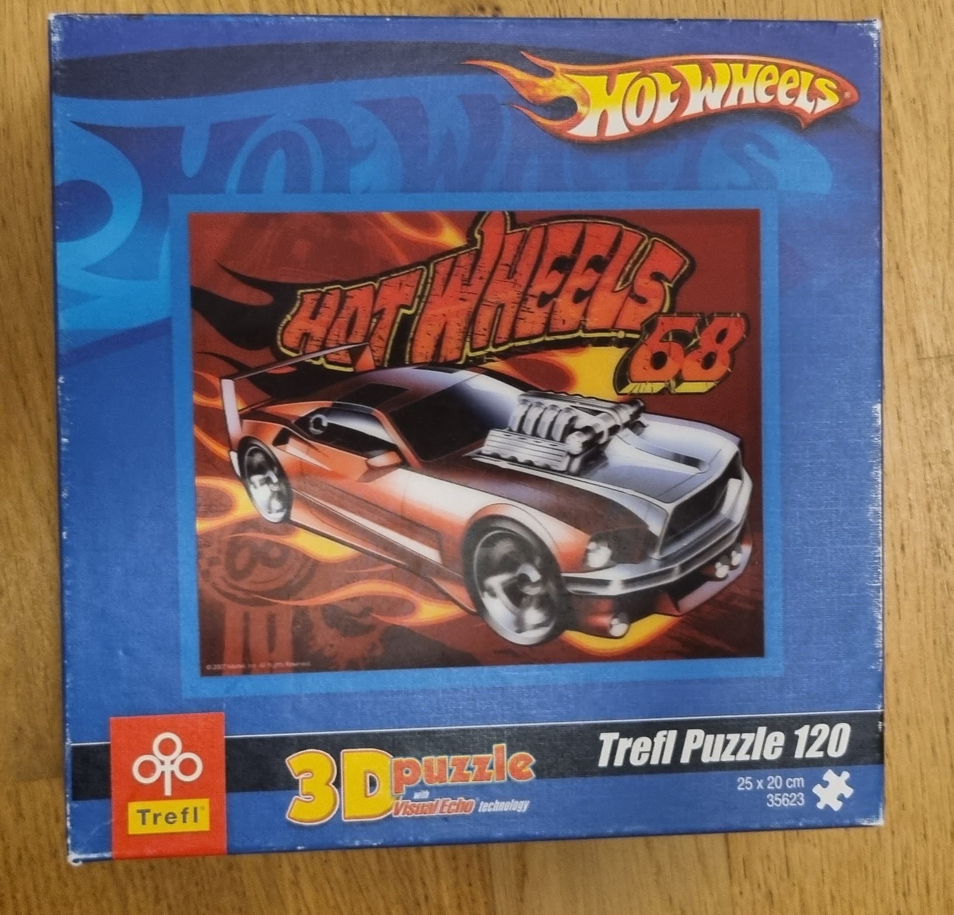 Puzzle 3D Hot Wheels 120 Elementów