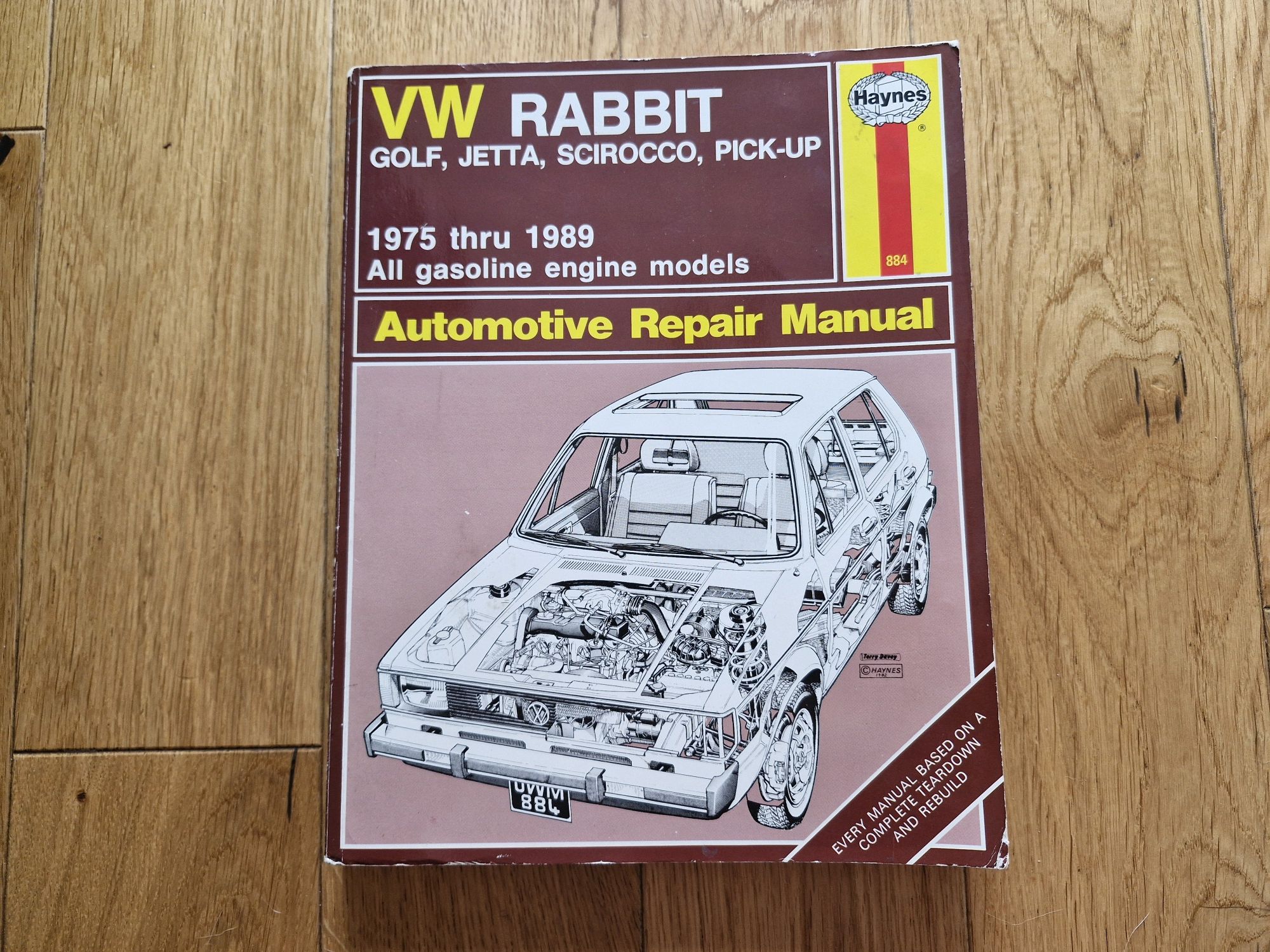 Książka Volkswagen Golf Jetta Scirocco Mk1 Haynes