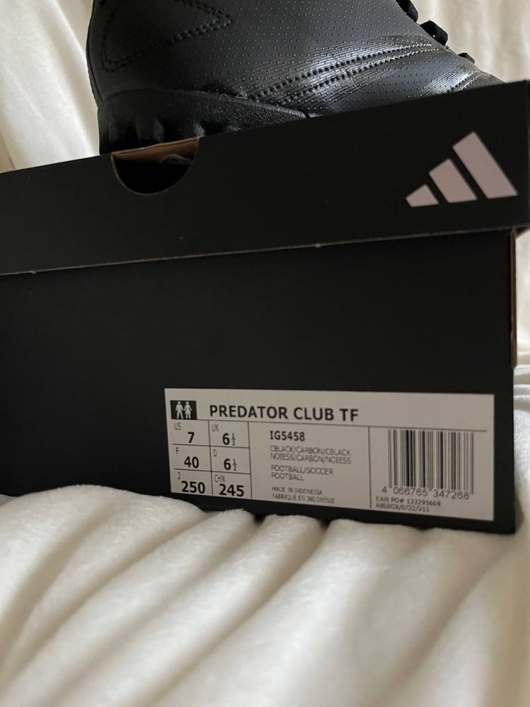 Продам сороконіжки adidas predator club TF 40 розмір