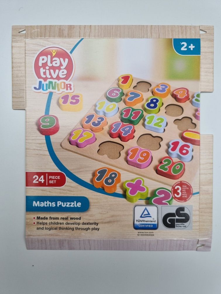 Drewniana układanka / puzzle matematyczne PLAYTIVE