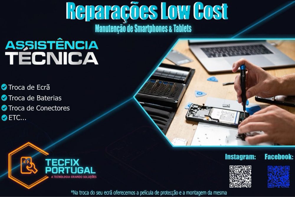 Reparação de Telemóveis & Tablets - Low Cost