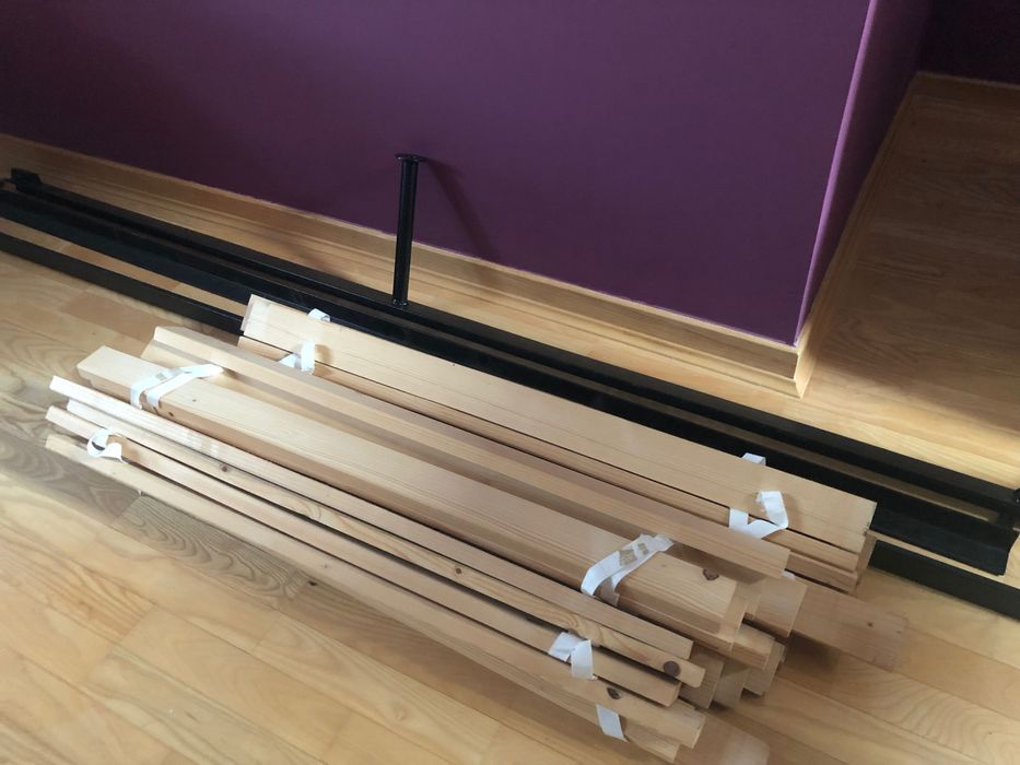 Łóżko metalowe kute