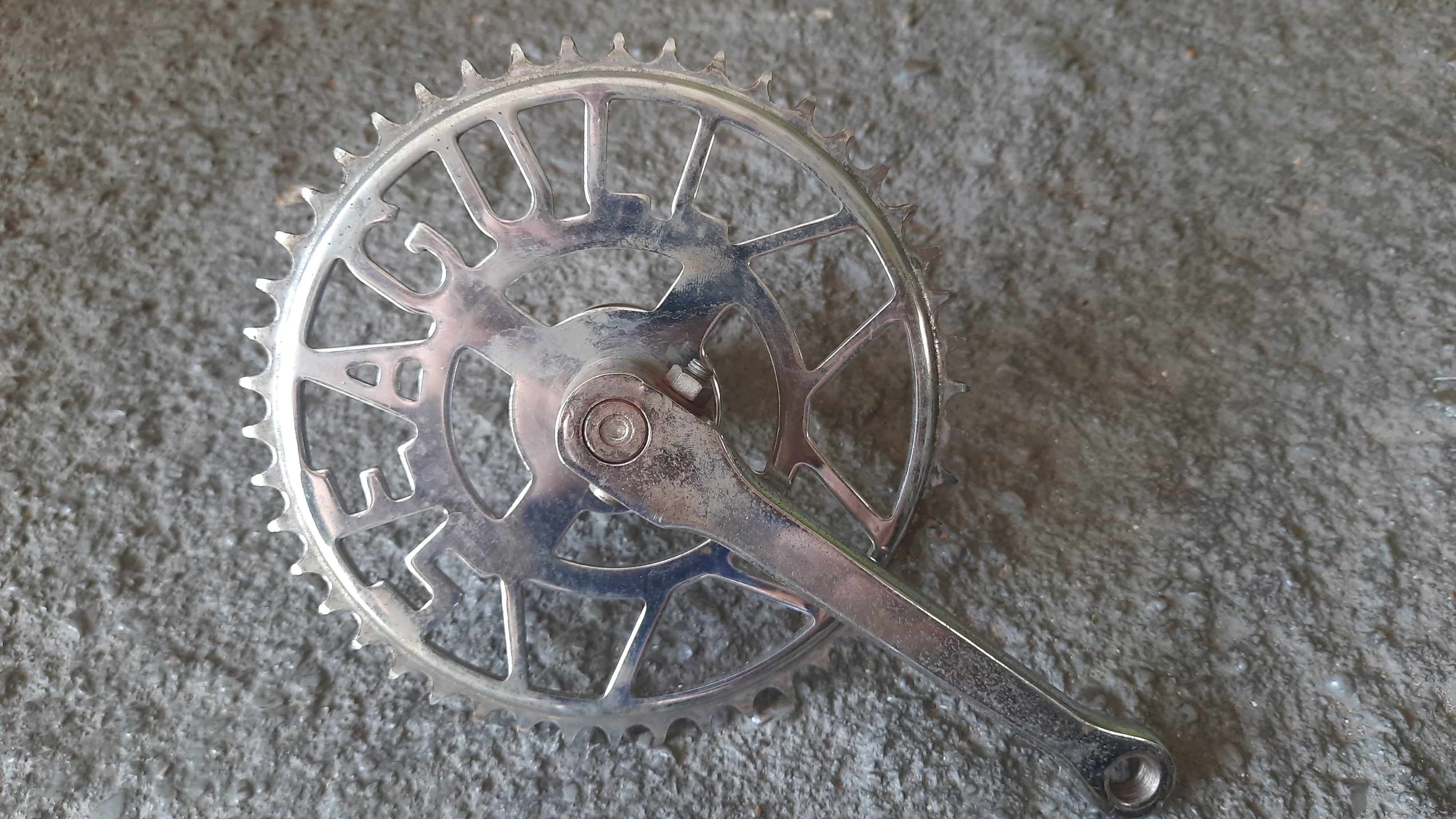 Zabytkowy grawerowany mechanizm korbowy SEAGULL