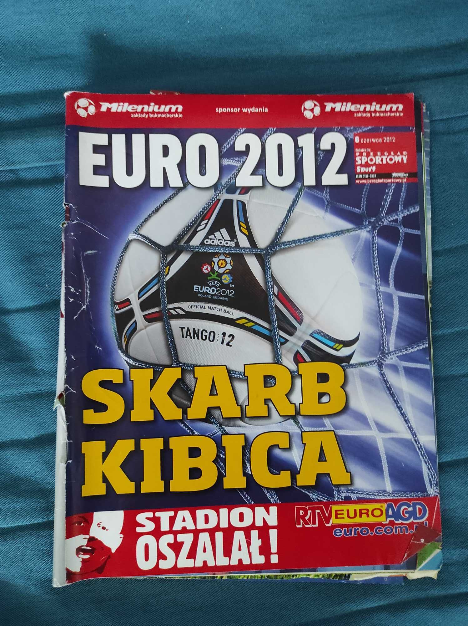 Czasopismo Euro 2012 Skarb Kibica! Rtv Euro AGD, STADION OSZALAŁ!