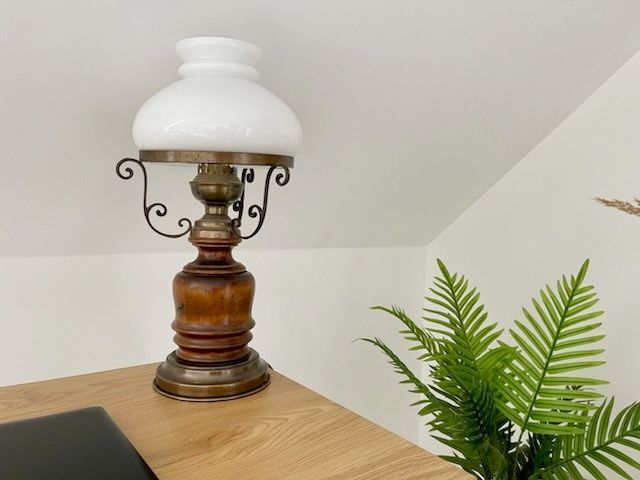 Lampa stojąca, na biurkowa