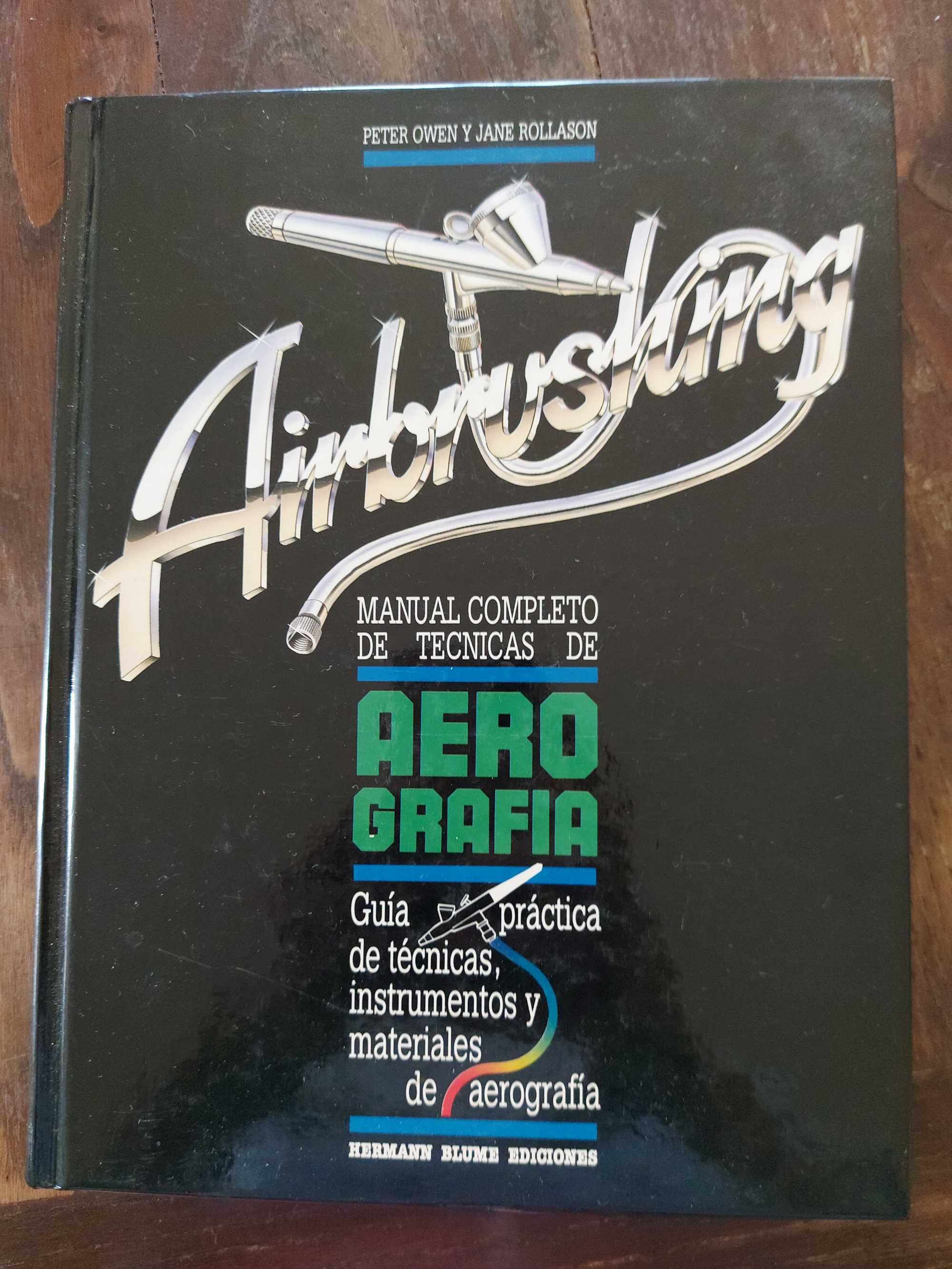 Livro de Airbrushing de Peter Owen e Jane Rollason