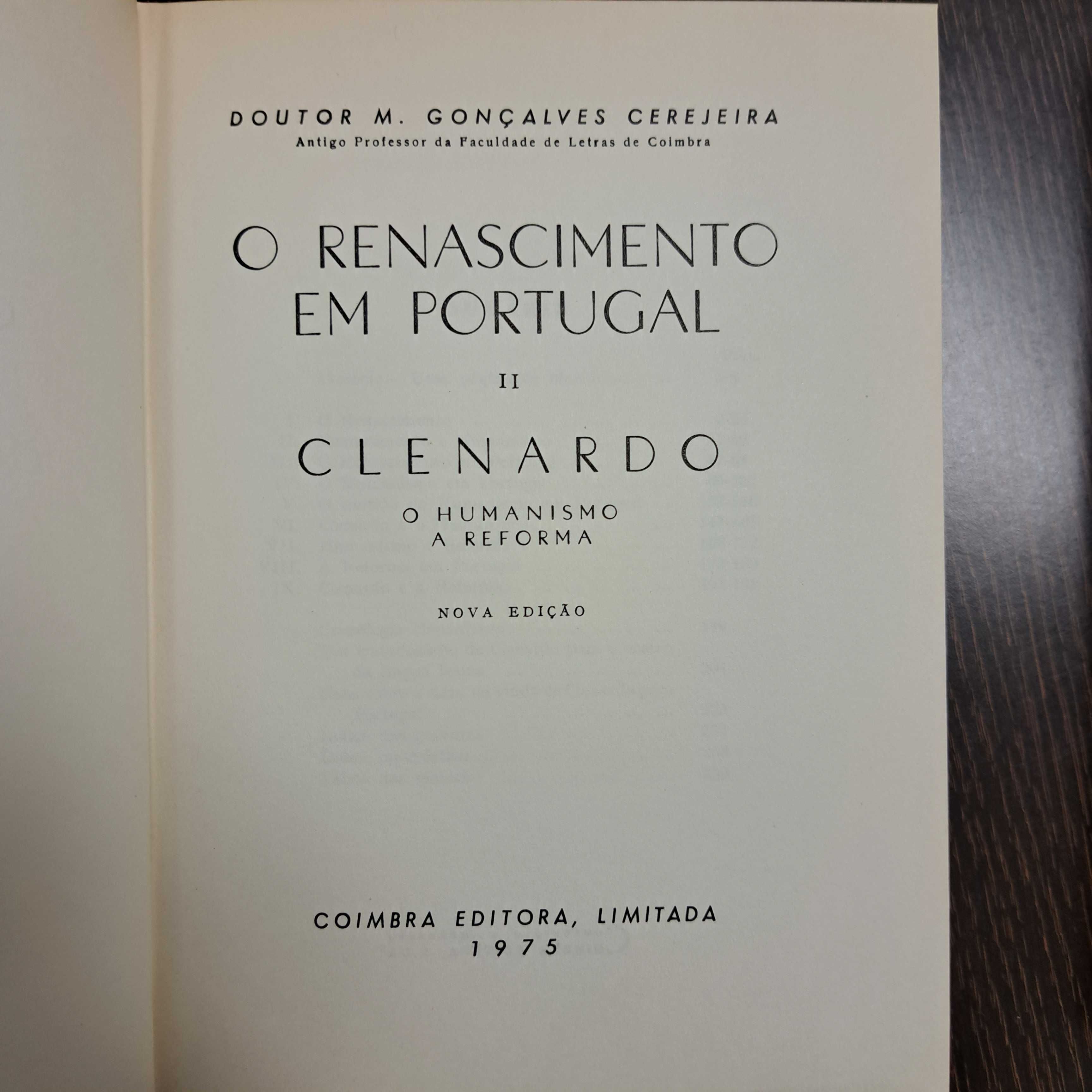 O Renascimento em Portugal (2 volumes) - M. Gonçalves Cerejeira