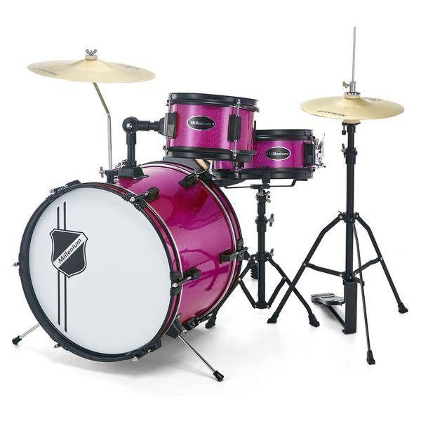 Дитячі барабани Millenium Youngster Drum Set AZURE /SILVER / PINK