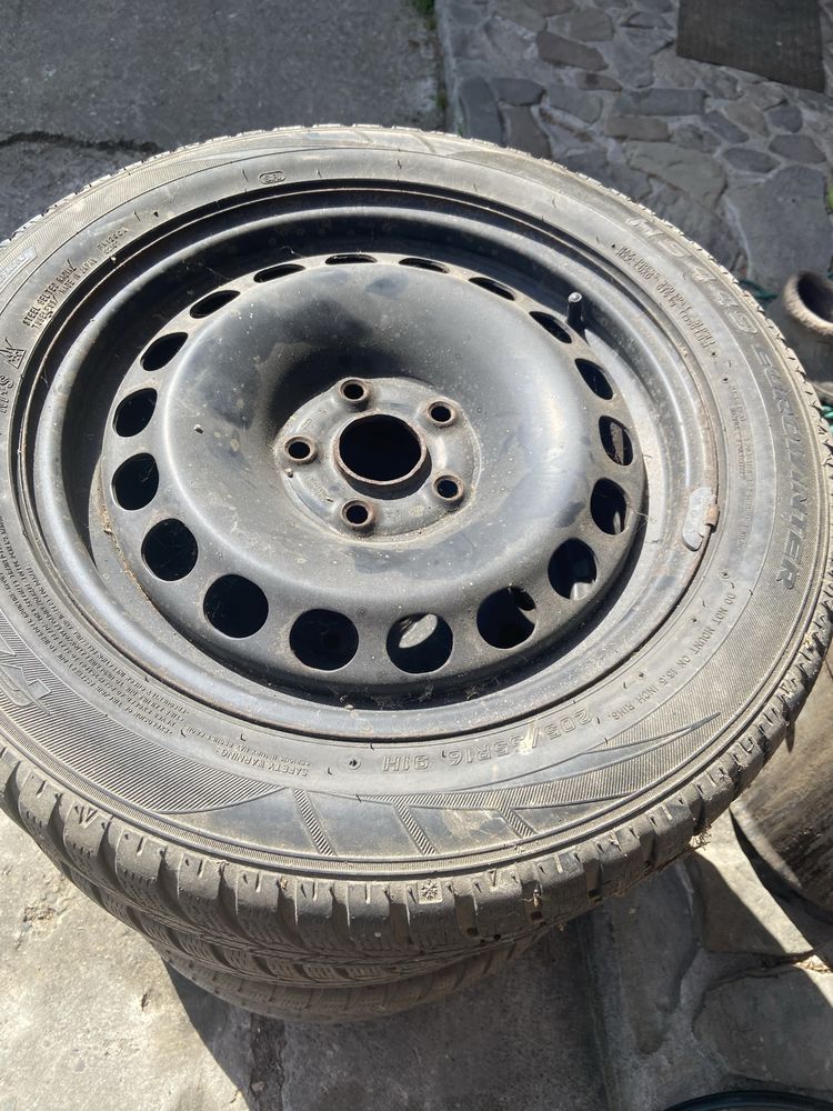 Opony 16 zimowe do vw golf
