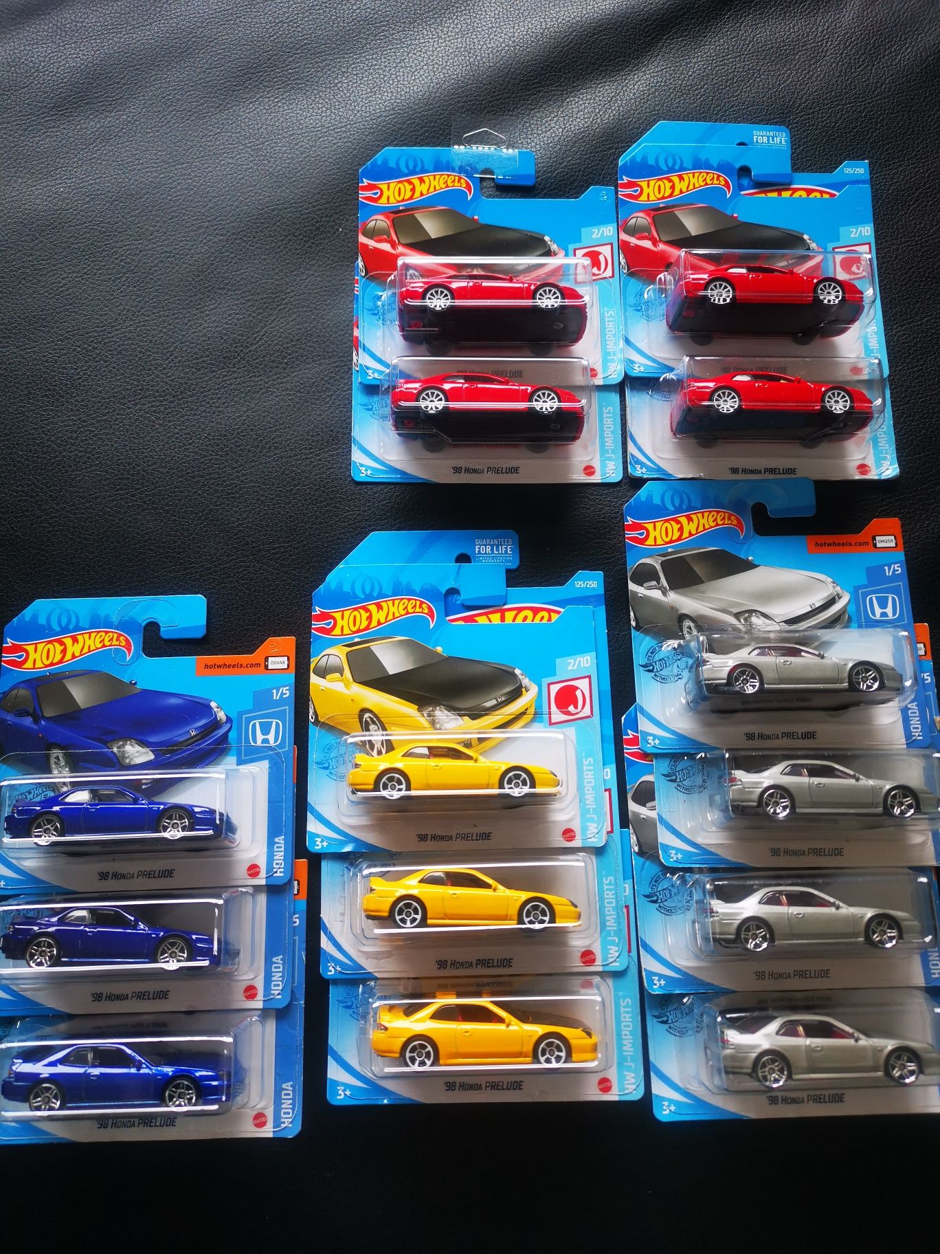 Hondas hot wheels novo com portes incluídos