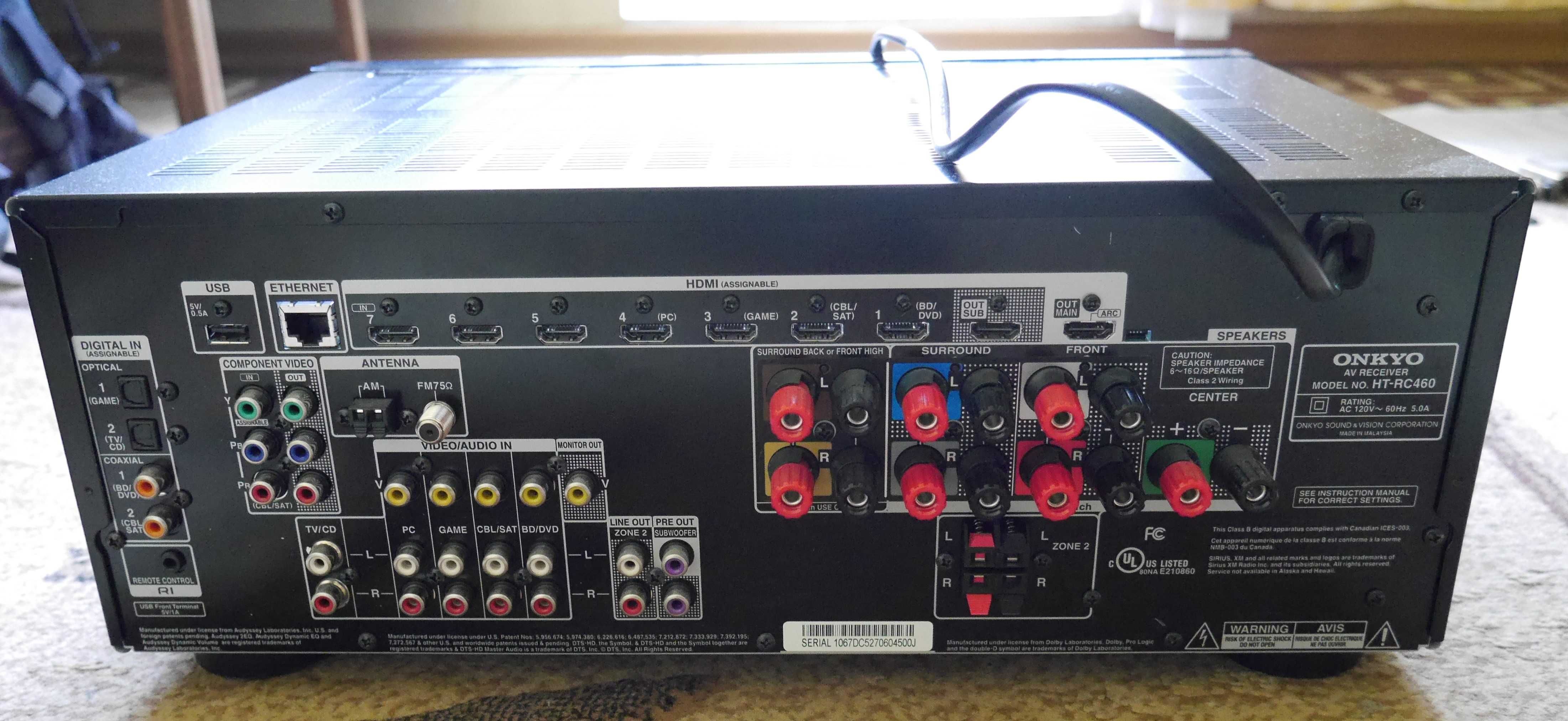 Amplituner Onkyo HT-RC 460