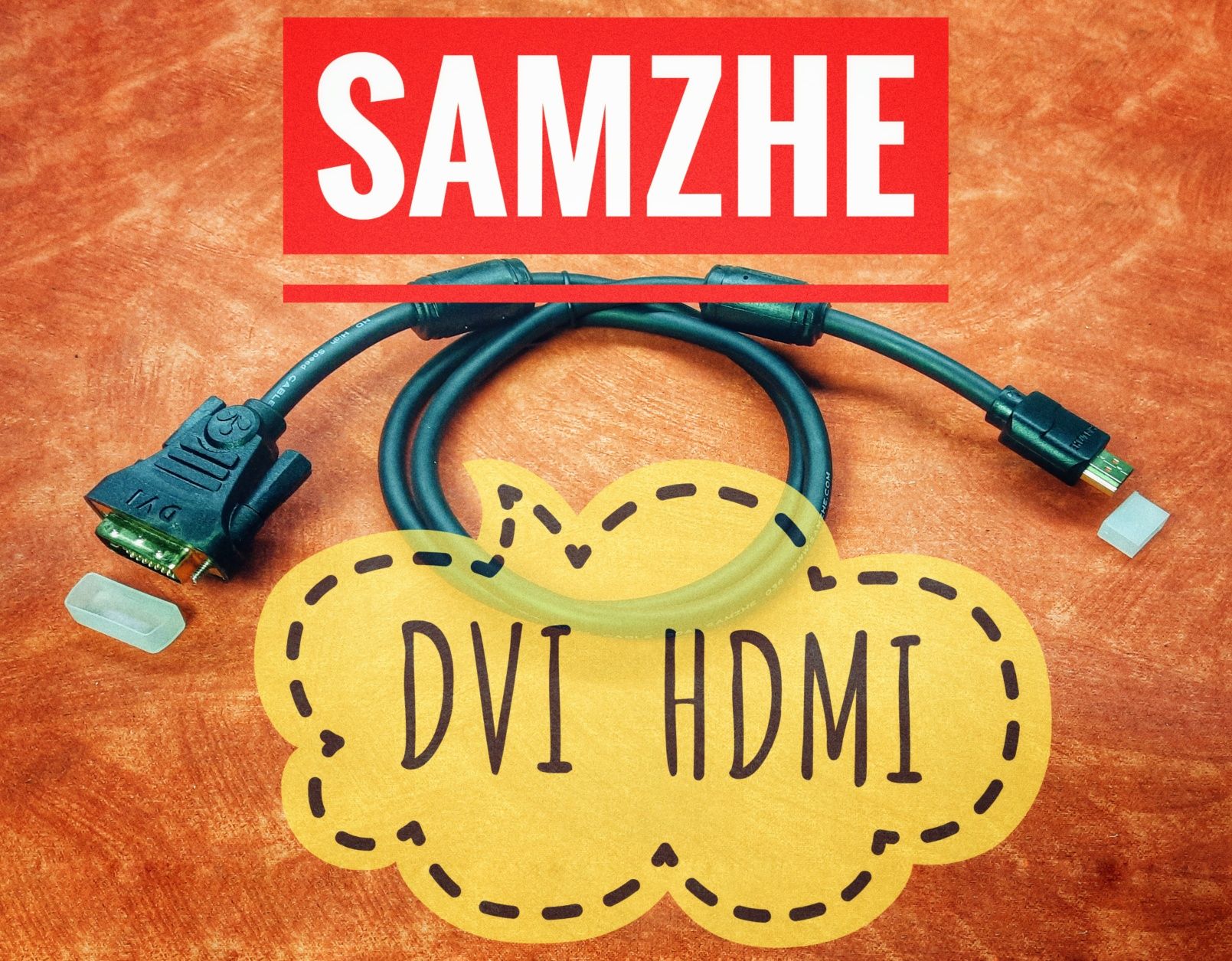 Кабель DVI HDMI 1m