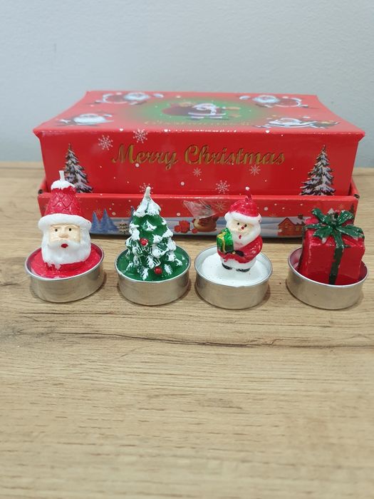 Świeczka Świąteczna tealight 4 wzory