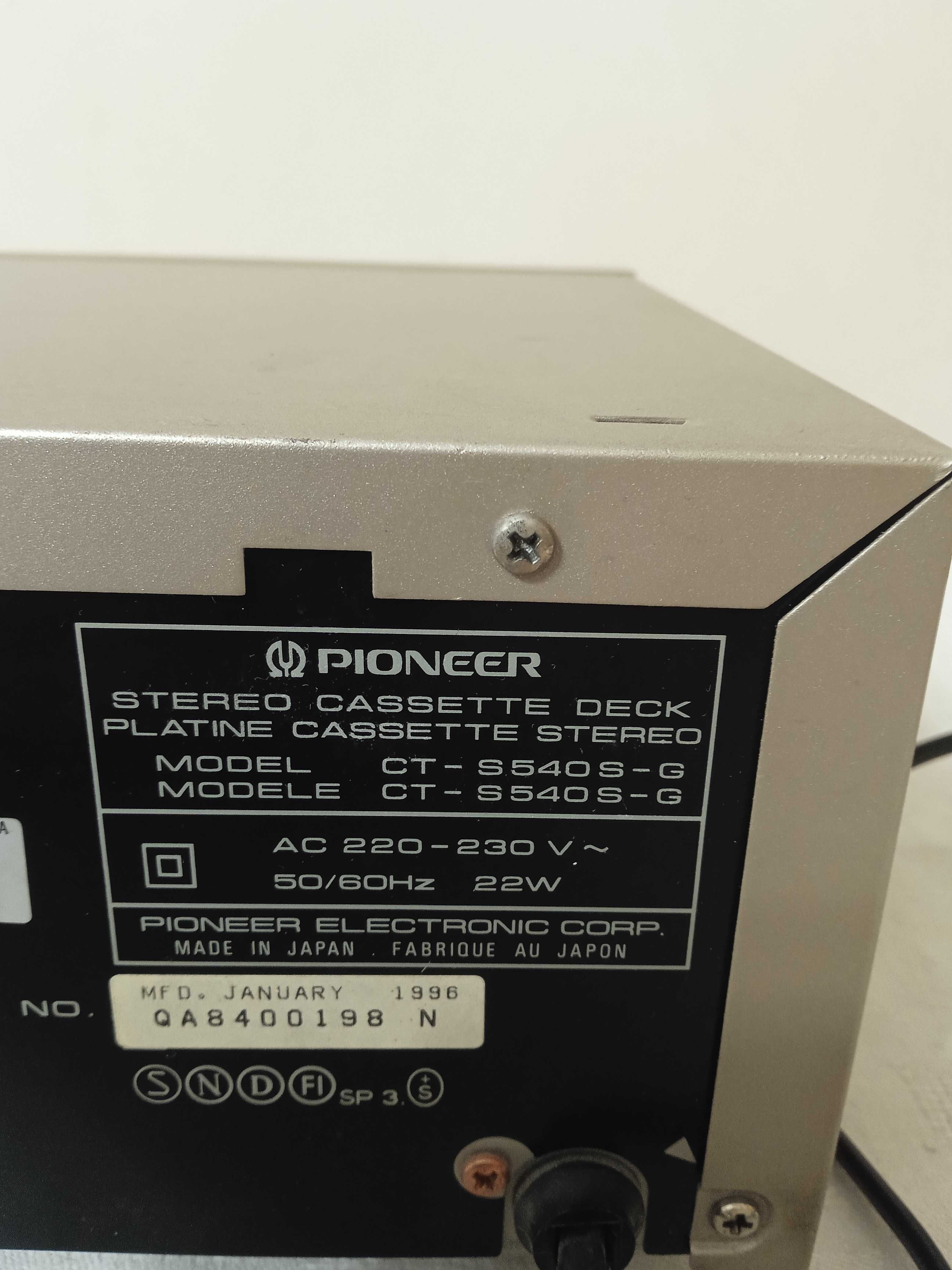 Кассетная дека Pioneer CT – S540S