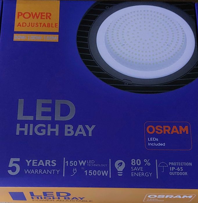 Projetor Campânula LED Industrial - Luz branca