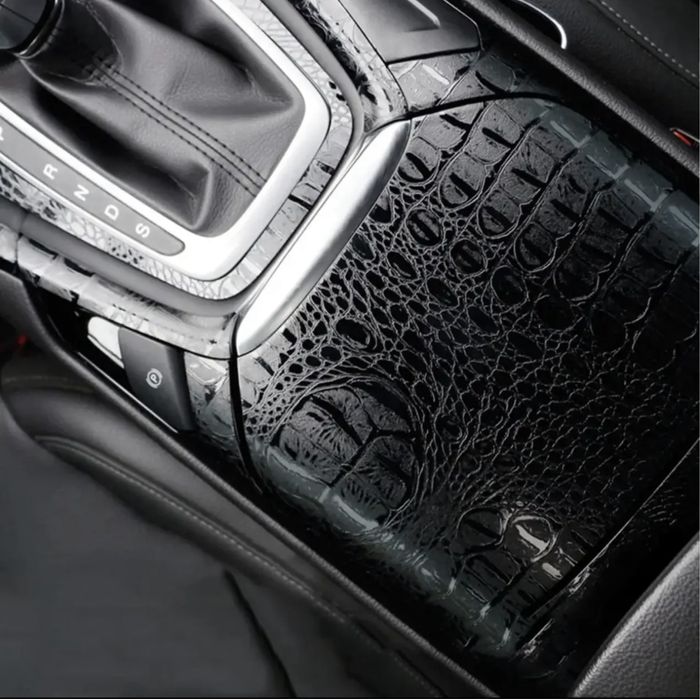 Вінілова авто-плівка 3D під шкіру крокодила самоклеюча CONGSHANG