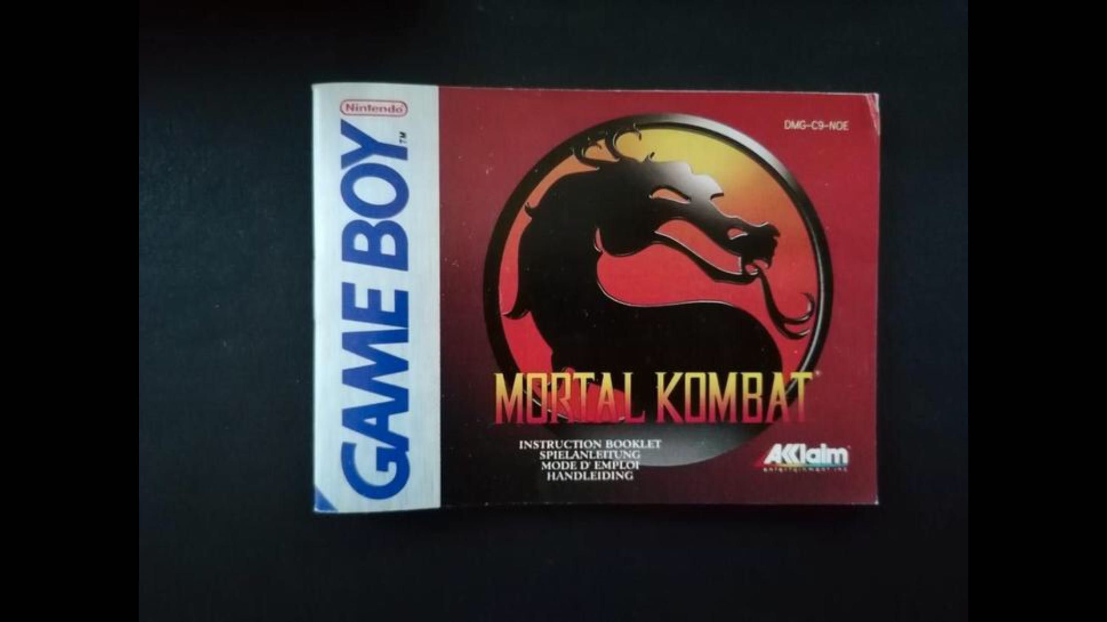Gra Gameboy Mortal Kombat Game Boy