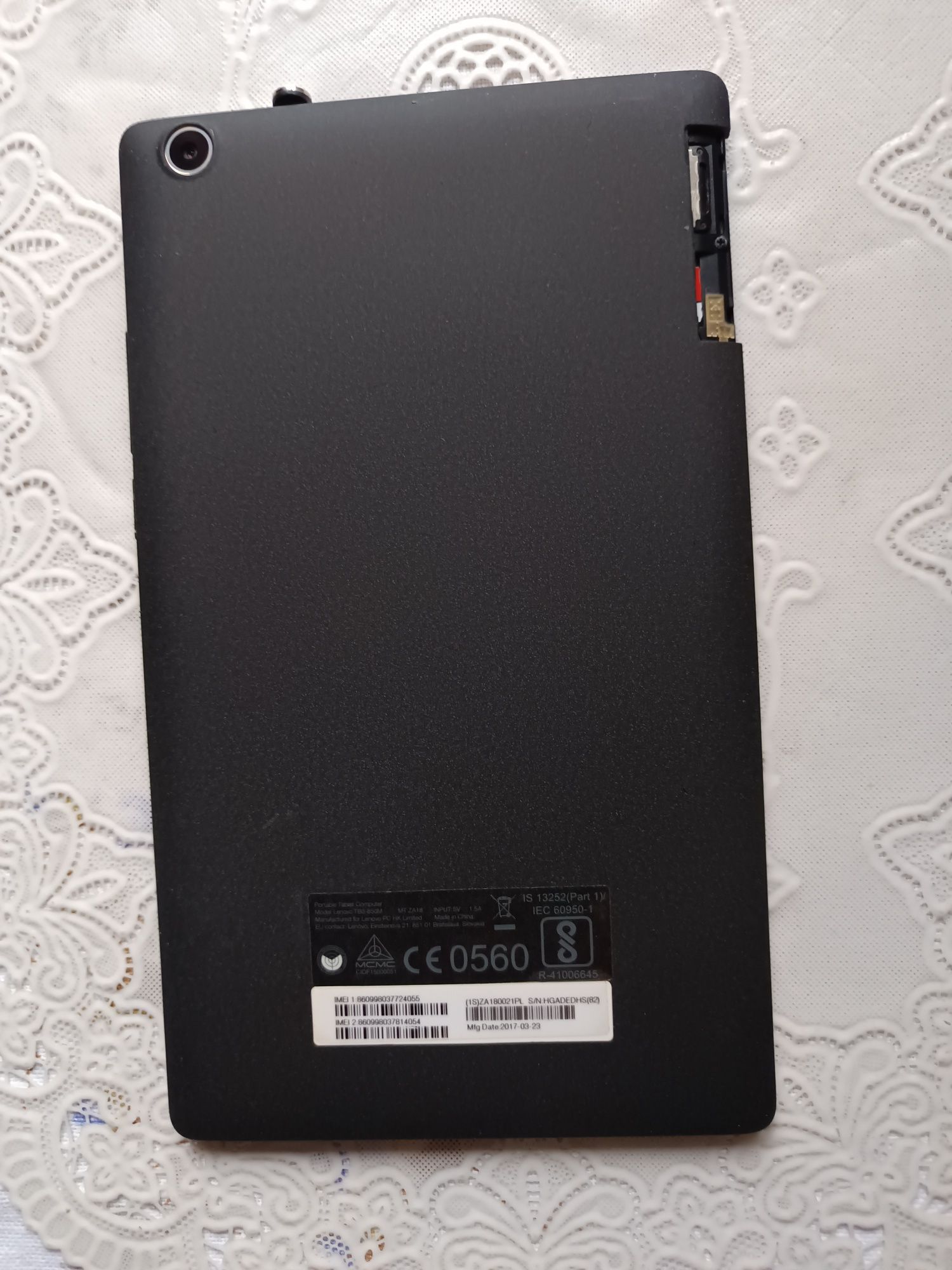 Tablet Lenovo Tab TB3-850M