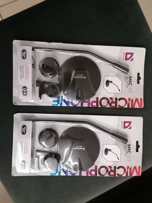 Mikrofon nowy, kpl. 2 sztuki 32 zł