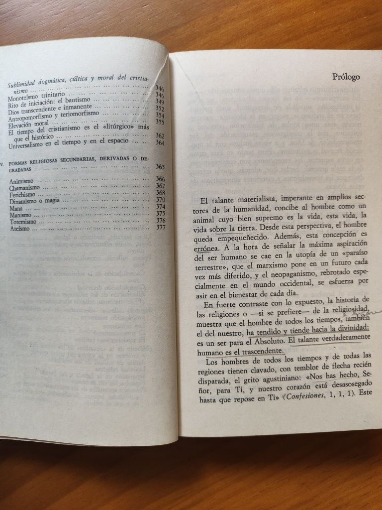 História de las Religiones I, Constantes Religiosas de Manuel Guerra