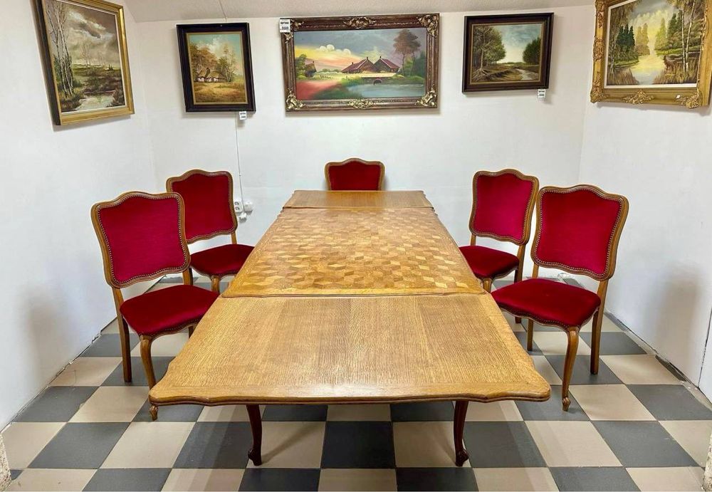 Стіл розкладний стол 2994 стільці дерево 2208