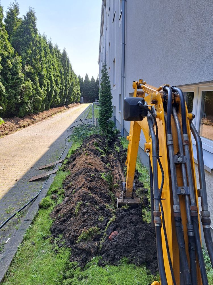 Uslugi minikoparką JCB