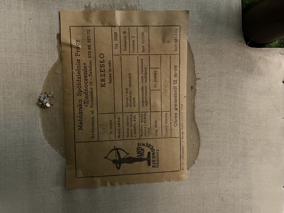 Krzesła Bydgoskie z dziurką 10/20 B