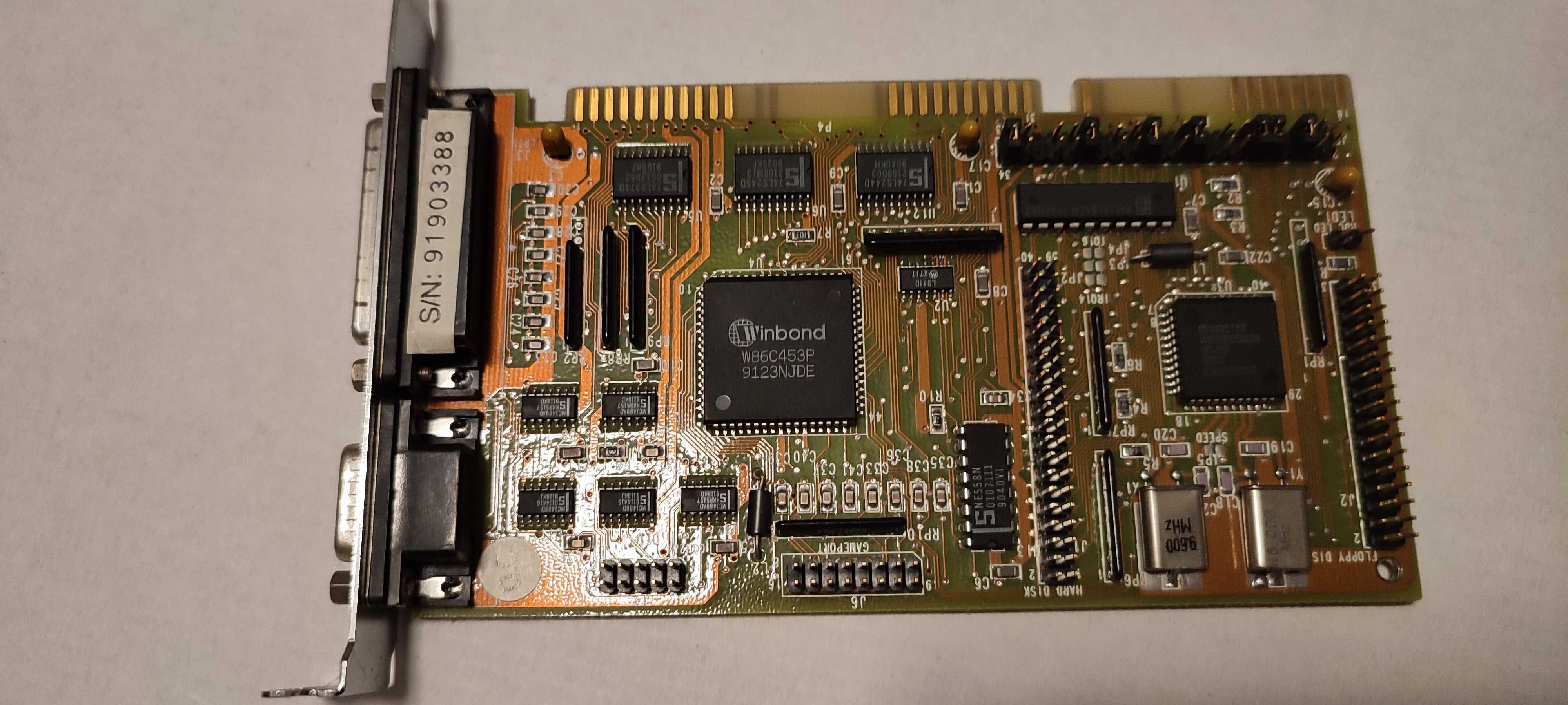 Winbond W86C453P Controller card ISA-16 FDD HDD GamePort