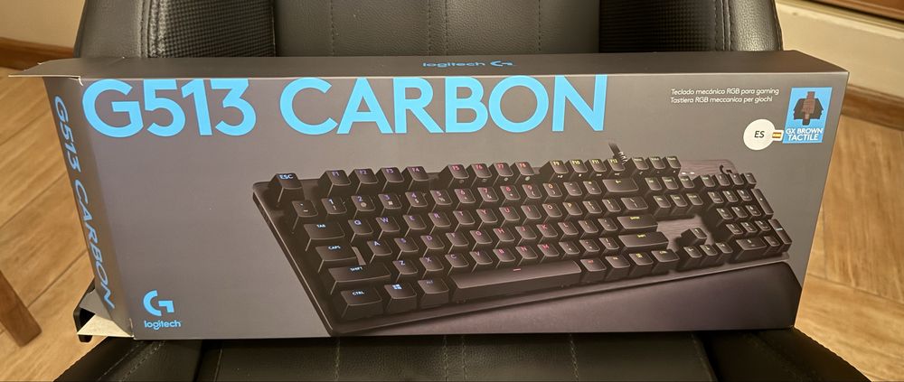 Teclado Mecanico Logitech G513 Carbon RGB GX brown