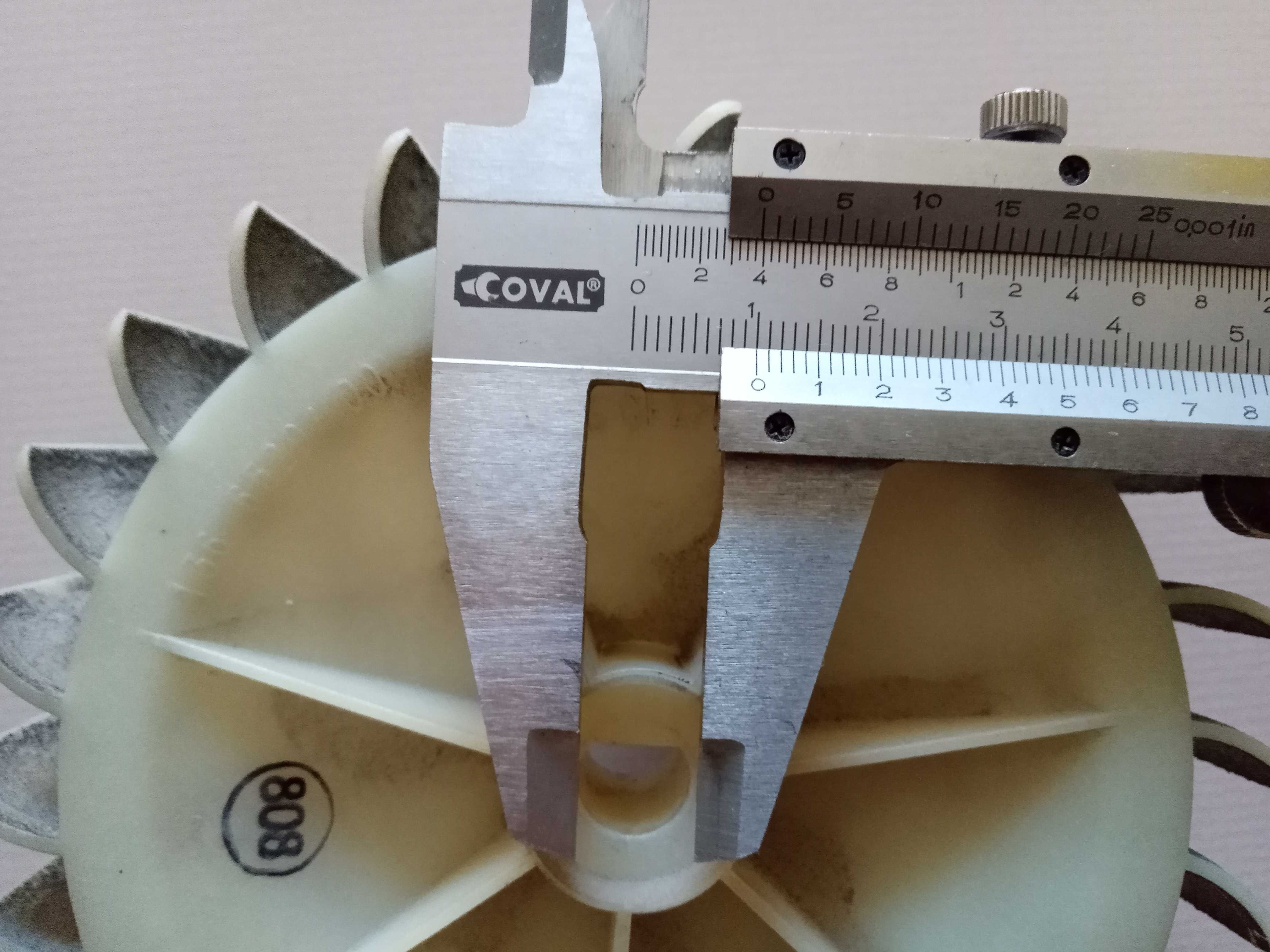 Turbina - wirnik wentylatora do suszarki na ubrania (ciuchy)