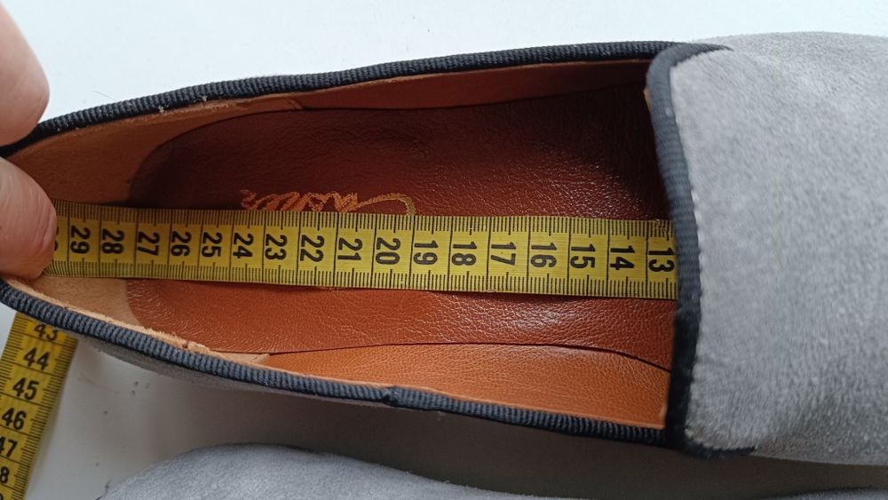 Чоловічі замшеві лофери, розмір 42-43