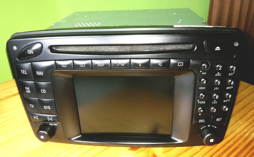 MERCEDES W203 W209 CLK Radio Nawigacja Comand PL Menu EUROPA