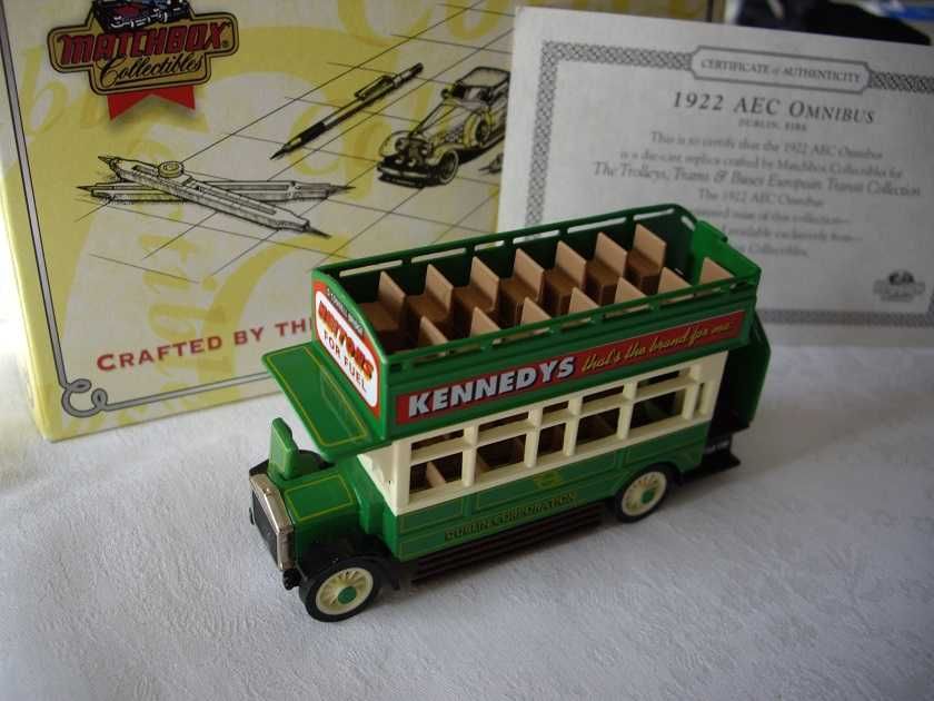 Matchbox Yesteryear AEC OMNIBUS 1922r. Unikat !!!