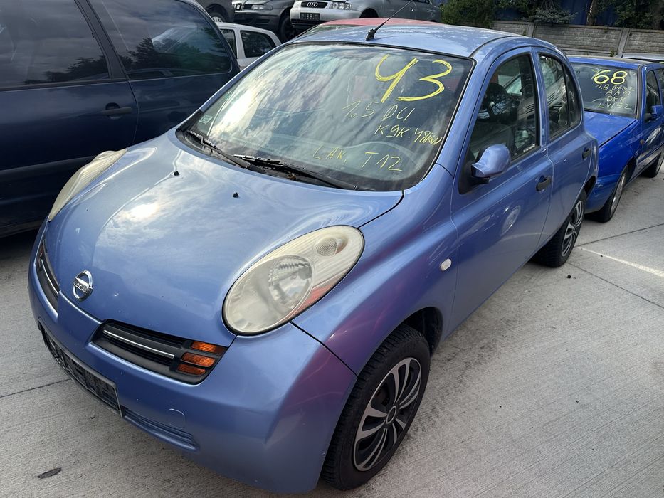 Nissan micra k12 t12 1,5 dci samochod na czesci