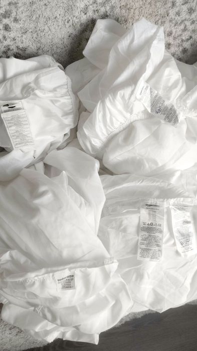 Prześcieradło białe z gumką 180x200x30 TODOCAMA