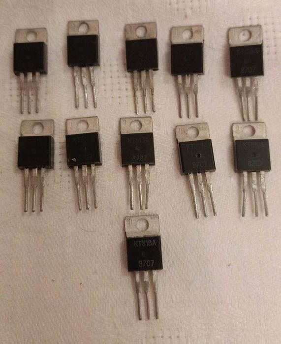 КТ818ГМ,-А; КТ819БМ,-А,Б,В,Г; IRF630; 808AM; 828; 834; 840;842;846;945
