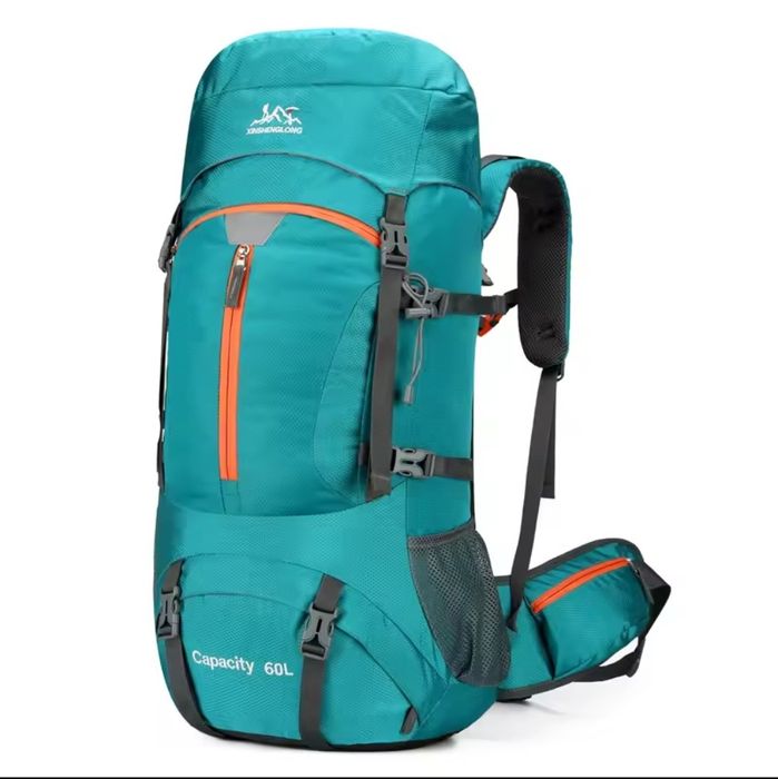 Рюкзак туристичний XINSHENGLONG,  60 л, бірюзовий