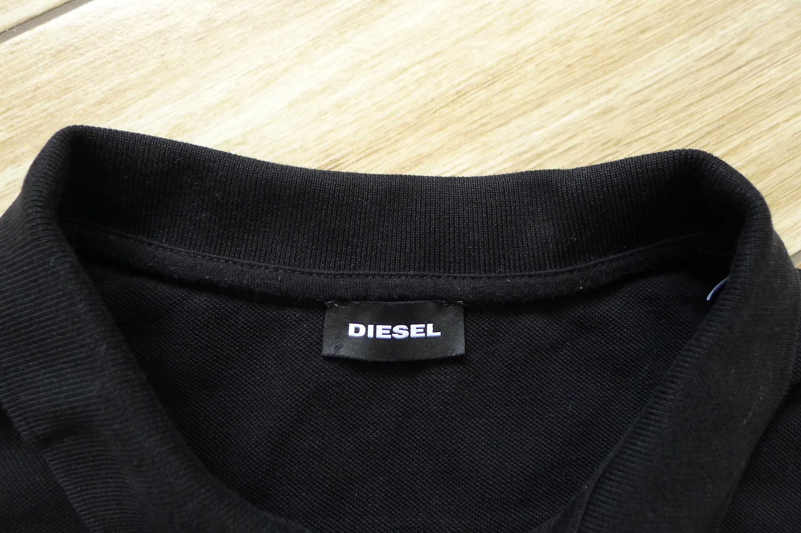 NOWA koszulka polo DIESEL Denim division r. XL oryginal czarna black