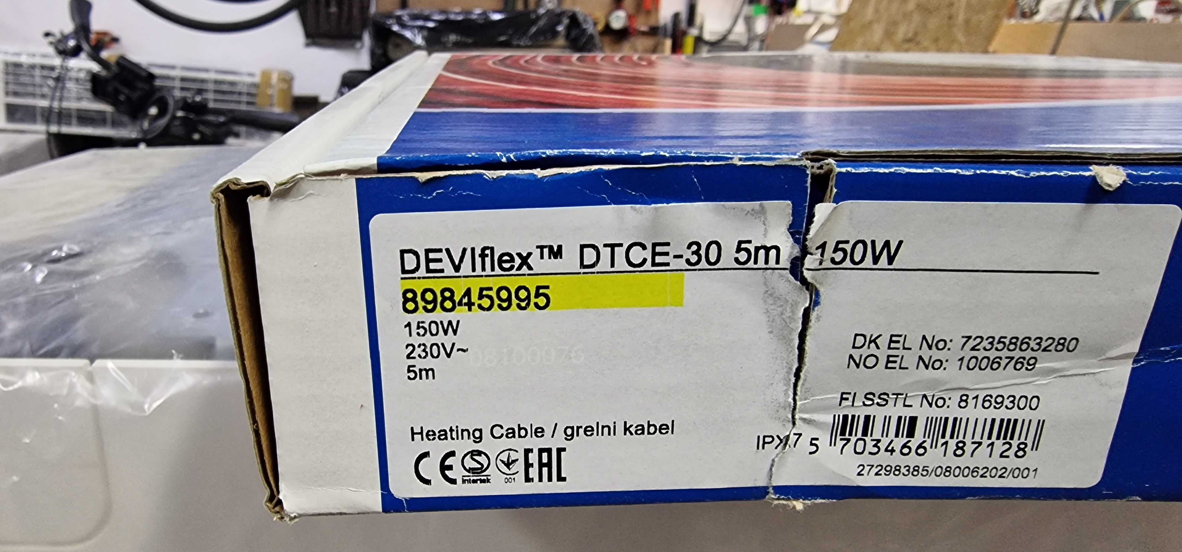 Kabel grzejny DEVI DEVIsafe 20T DTCE-20 104m 2095W 400V