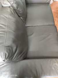 Sofa skórzana  brazowa