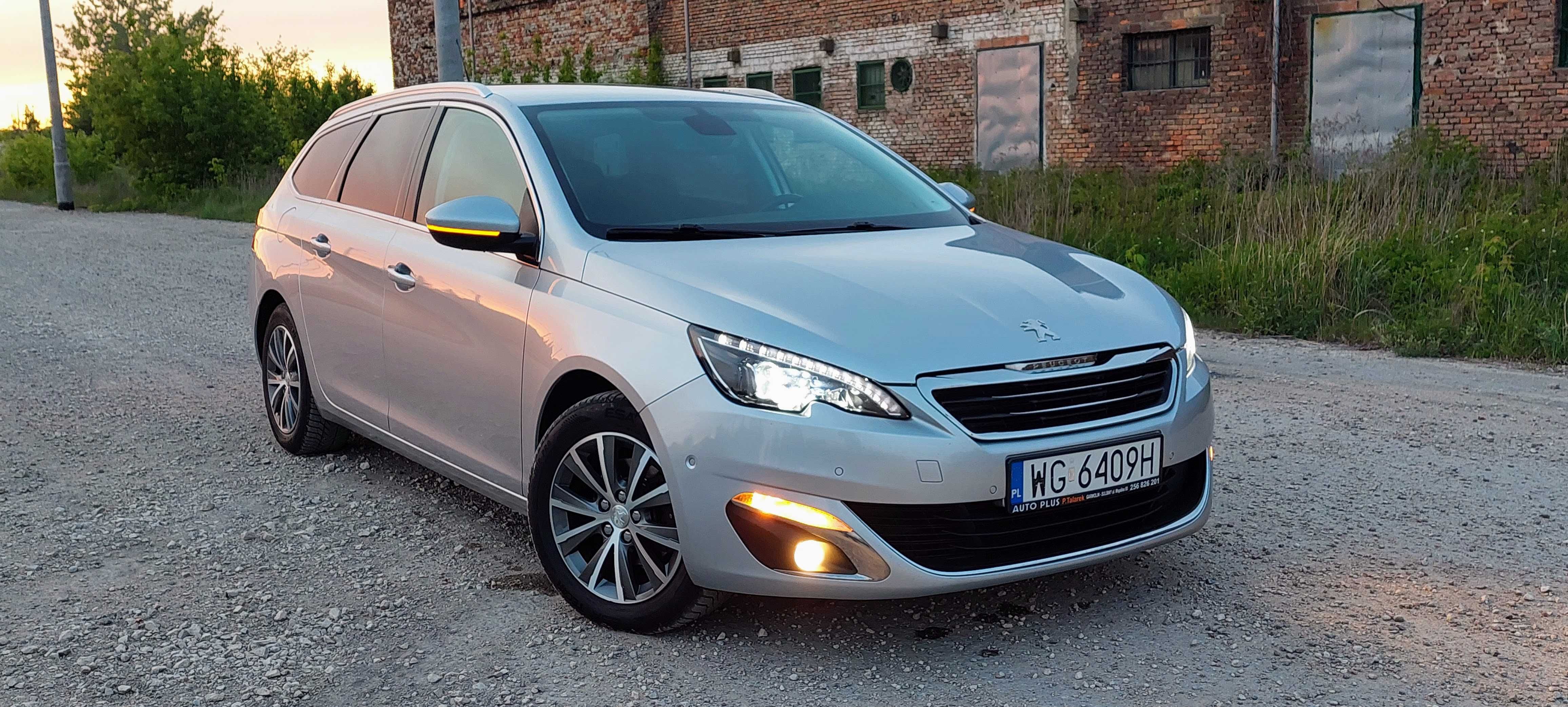 Peugeot 308 SW 1.6 BlueHdi Super Stan! Klimatyzacja, Masarze, FullLed.