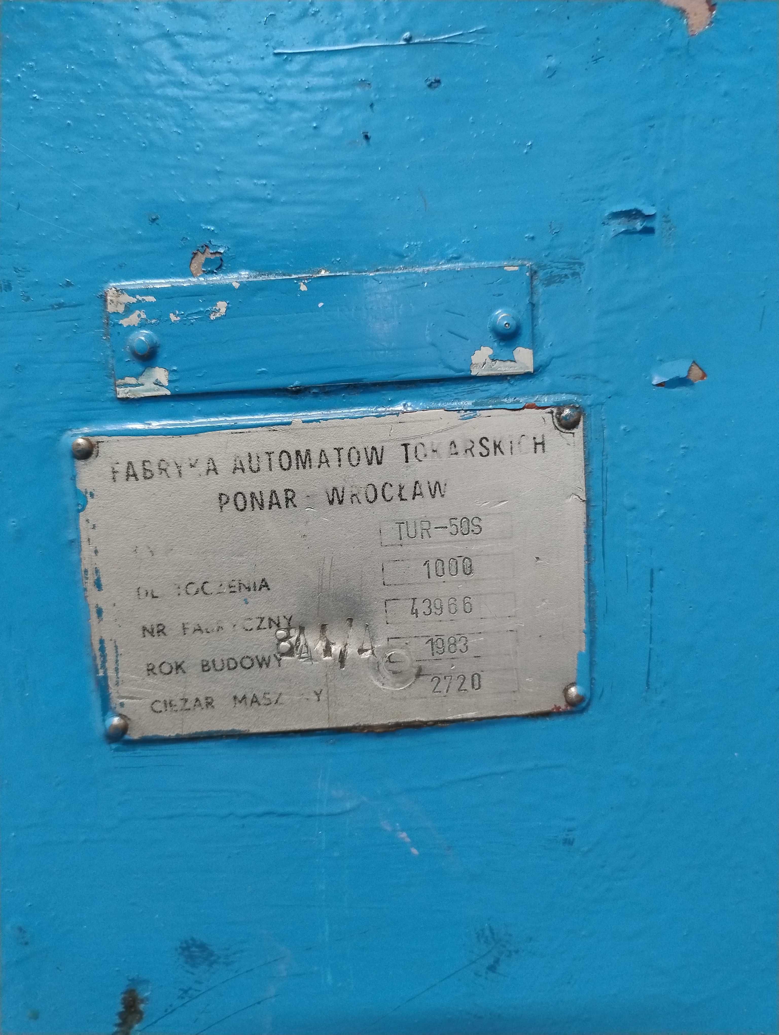 Tokarka konwencjonalna ,,TUR 50S''