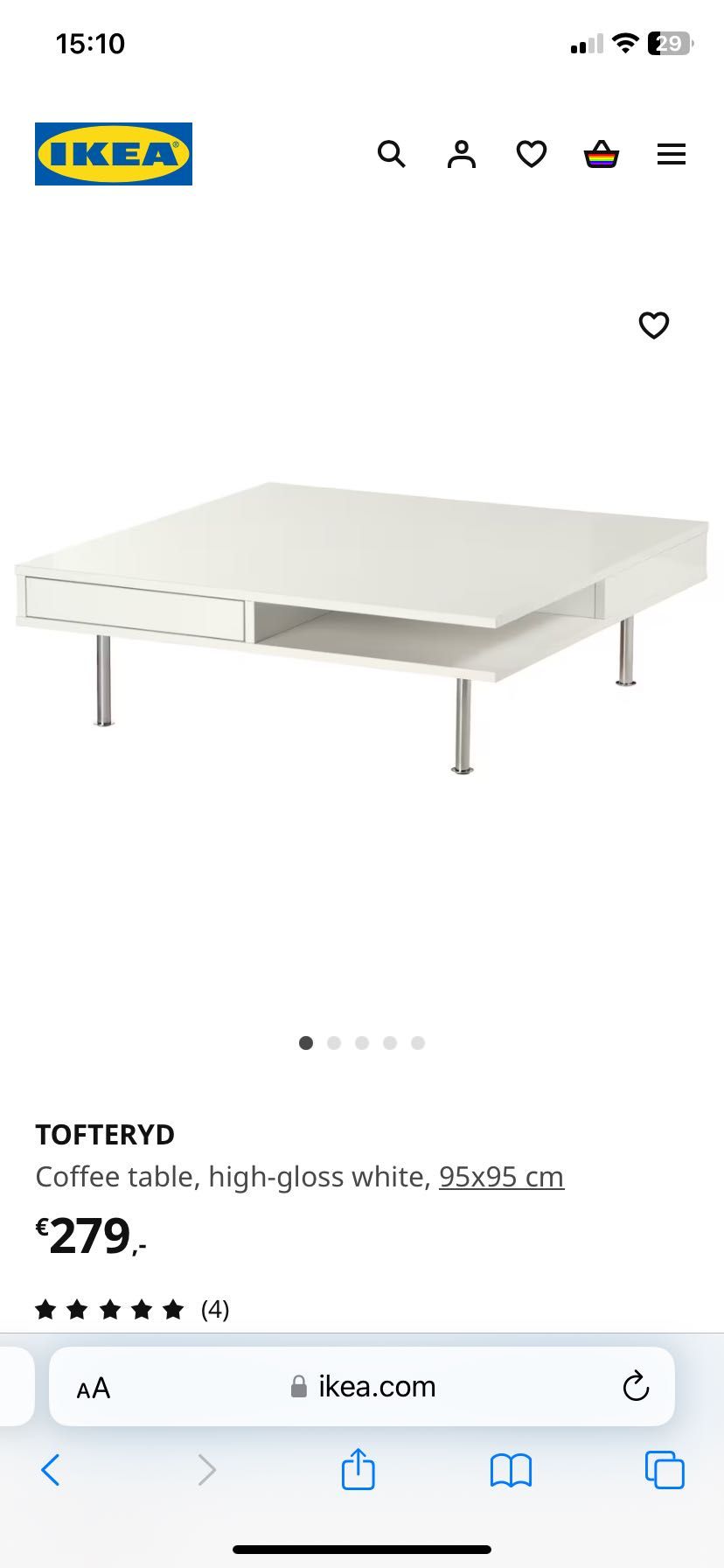 Mesa centro Tofteryd IKEA